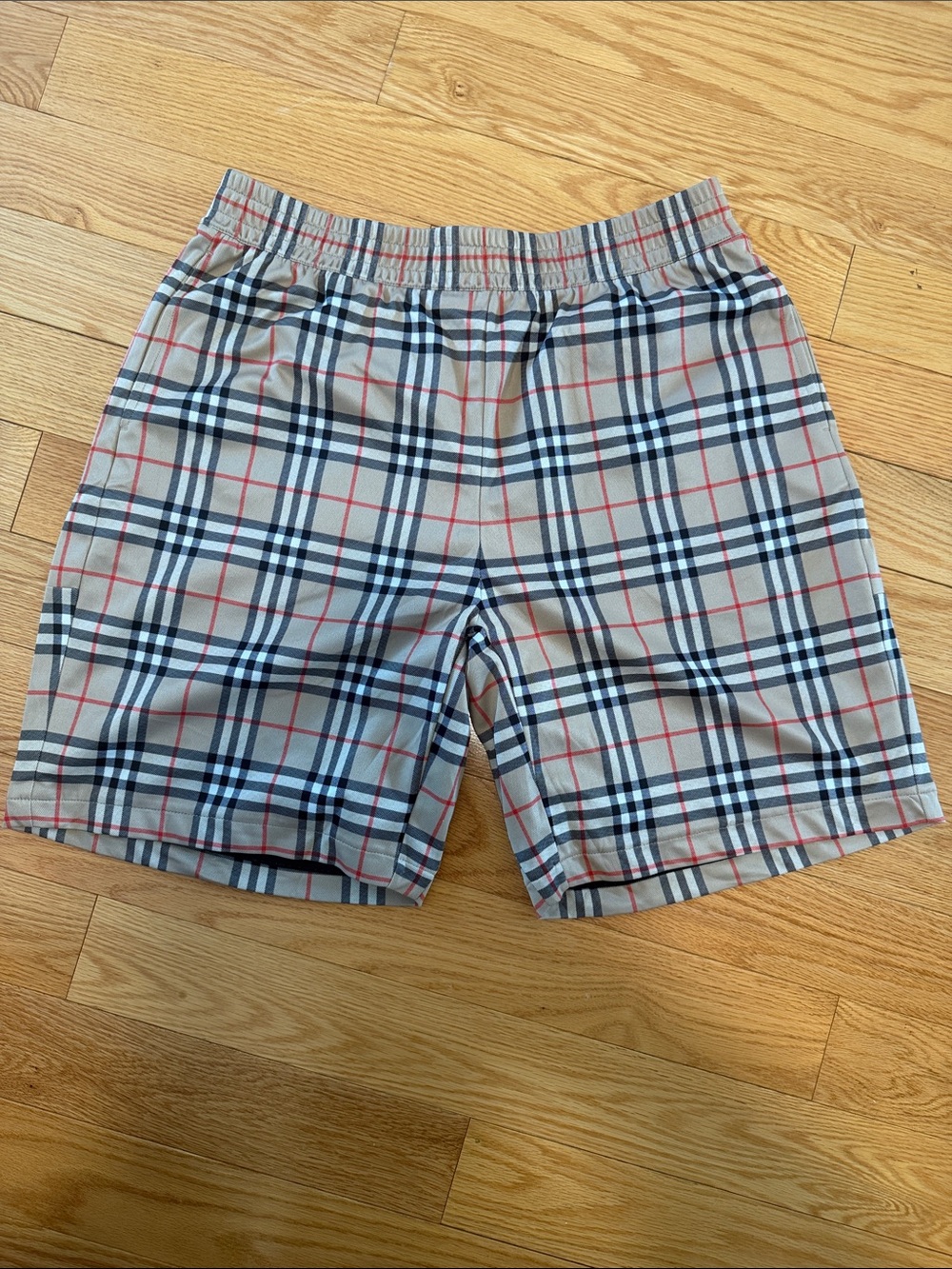 Men's Burberry Check Shorts